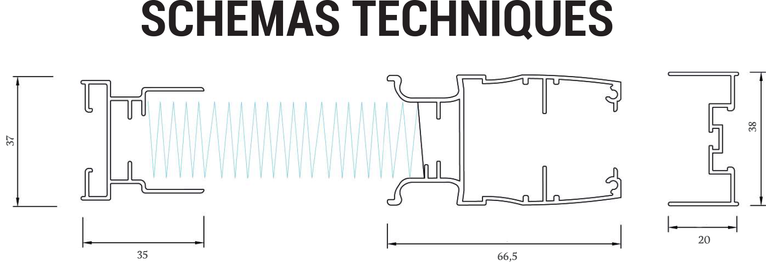 Détails techniques de la gamme de Moustiquaire Plissée