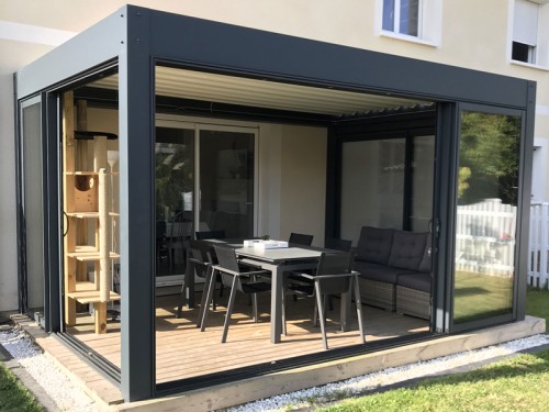 installer une pergola bioclimatique