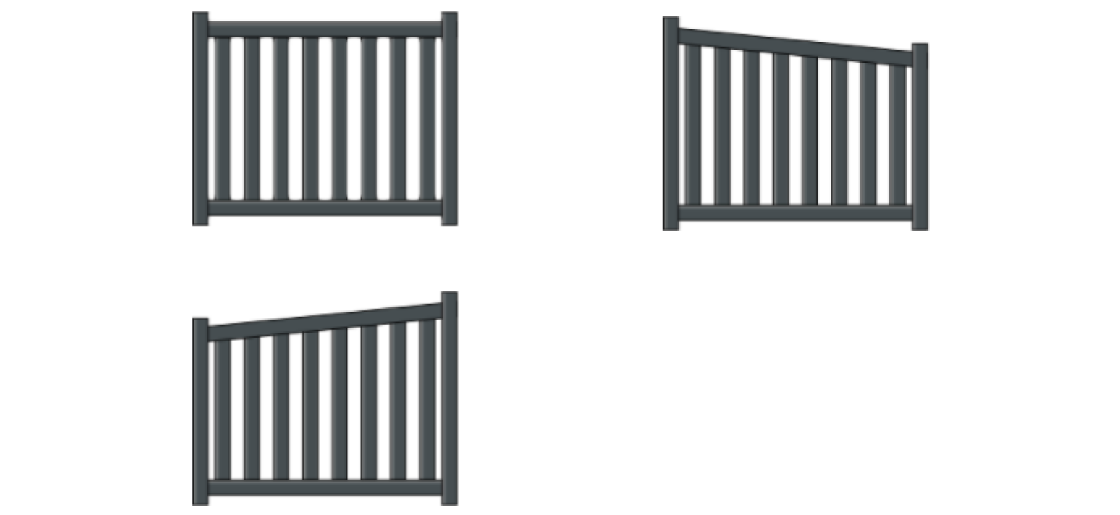 Portillon aluminium hades