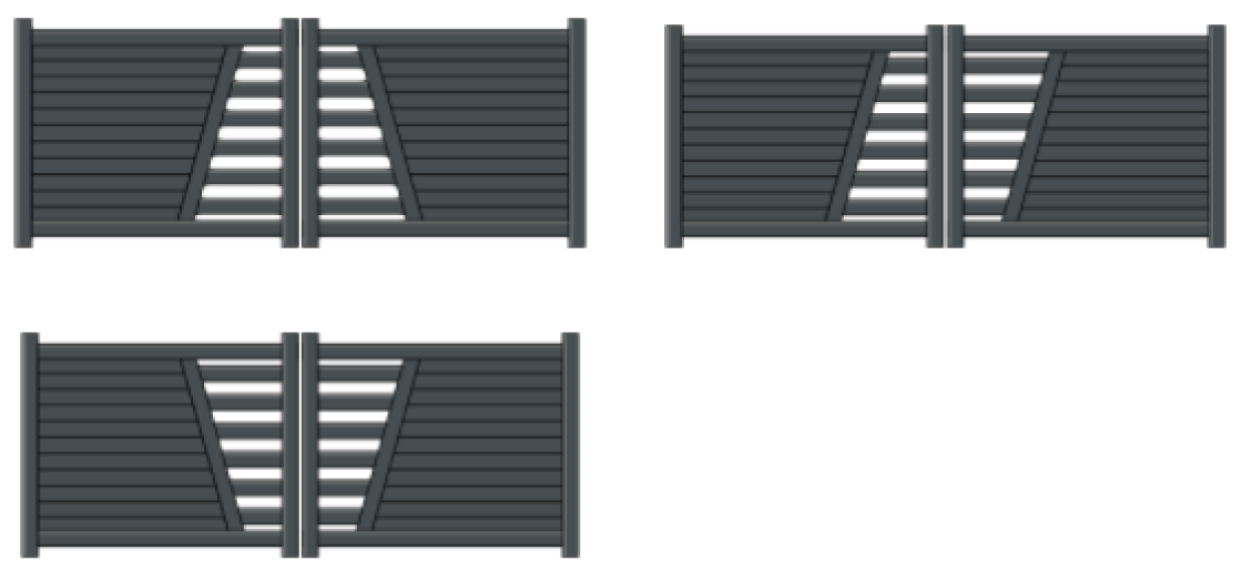 Portail aluminium harmonie