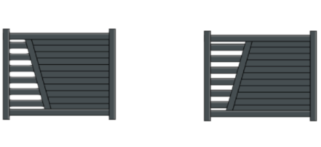 Portillon aluminium harmonie
