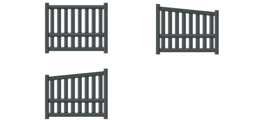 Portillon aluminium helios