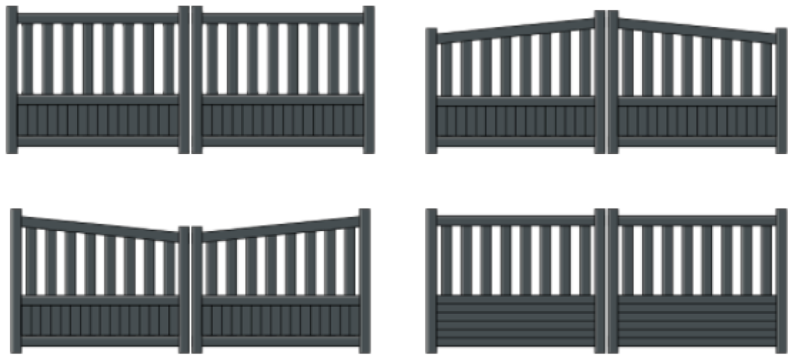 Portail aluminium hestia