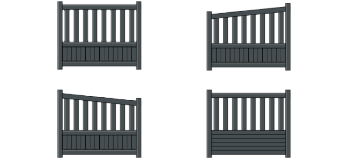 Portillon aluminium hestia