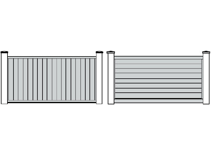 Portail coulissant en aluminium - Gamme BEL CASTEL