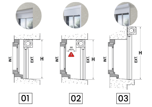 Les 3 types de pose de volet roulant rénovation