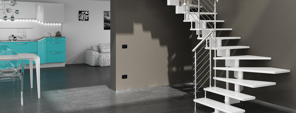 Un escalier suspendu : un style épuré pour votre intérieur