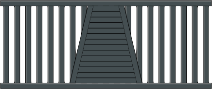 Portail coulissant Aglae en aluminium sur mesure