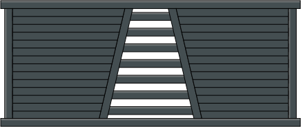 Portail coulissant Aglae en aluminium sur mesure