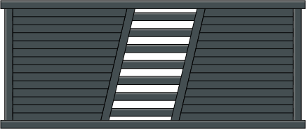 Portail coulissant Aglae en aluminium sur mesure