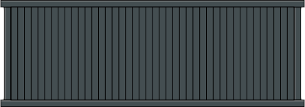 Portail coulissant Ariane en aluminium sur mesure