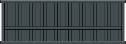 Portail coulissant Ariane en aluminium sur mesure