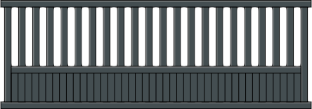 Portail coulissant Atlas en aluminium sur mesure