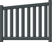 Portillon Hades en aluminium sur mesure