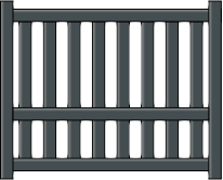 Portillon Helios en aluminium sur mesure