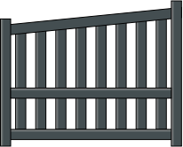 Portillon Helios en aluminium sur mesure