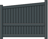 Portillon Heracles en aluminium sur mesure