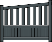 Portillon Hestia en aluminium sur mesure