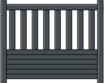 Portillon Hestia en aluminium sur mesure