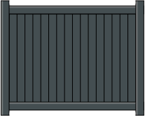 Portillon Hygie en aluminium sur mesure