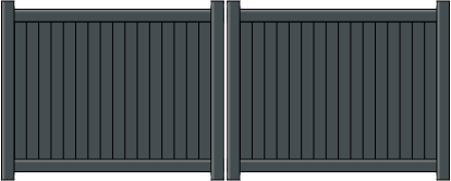 Portail battant Hygie en aluminium sur mesure