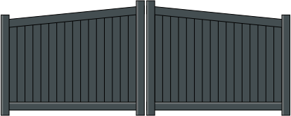 Portail battant Hygie en aluminium sur mesure