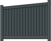 Portillon Hygie en aluminium sur mesure