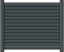 Portillon Hygie en aluminium sur mesure