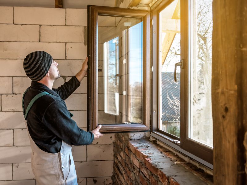 Un professionnel pour les fenêtres en bois