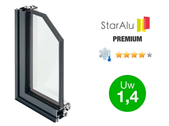 Gamme de fenêtres aluminium STARALU PREMIUM