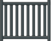 Portillon aluminium hades
