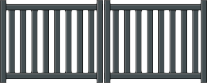 Portail aluminium hades
