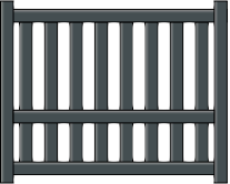 Portillon aluminium helios