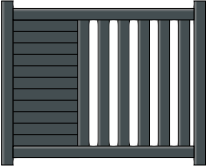 Portillon aluminium hypnos