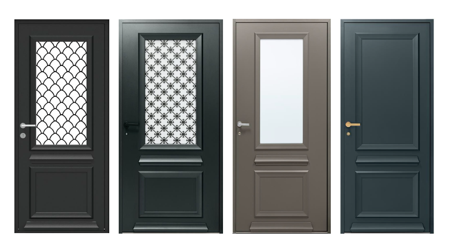 Porte Alu cristal