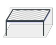 Pergola bioclimatique 6m x 3m