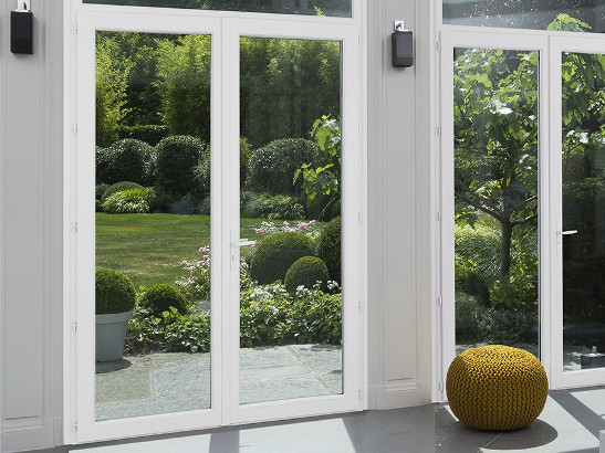 Porte fenêtre dans un salon