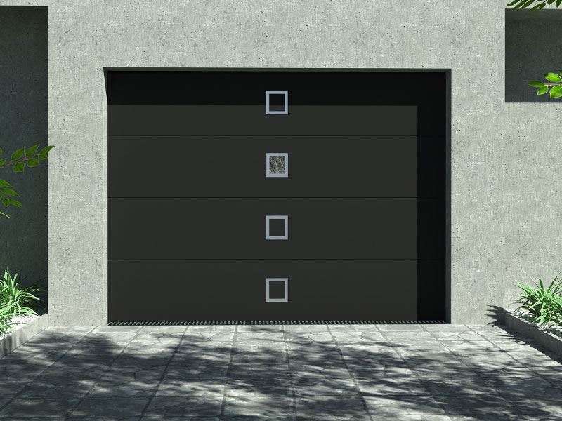 Porte sectionnelle série classique sur mesure