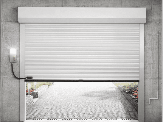 Porte de garage sur mesure aluminium isolée lame de 77mm