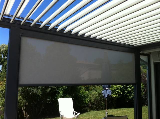 Store zip pour pergola bioclimatique