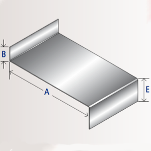 Tablette extérieure aluminium
