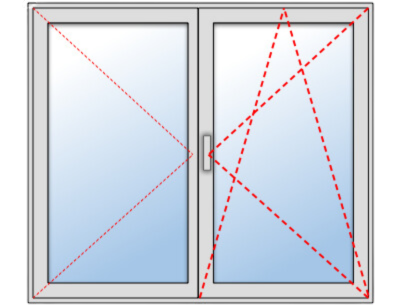 Fenêtre PVC 2 ouvrants